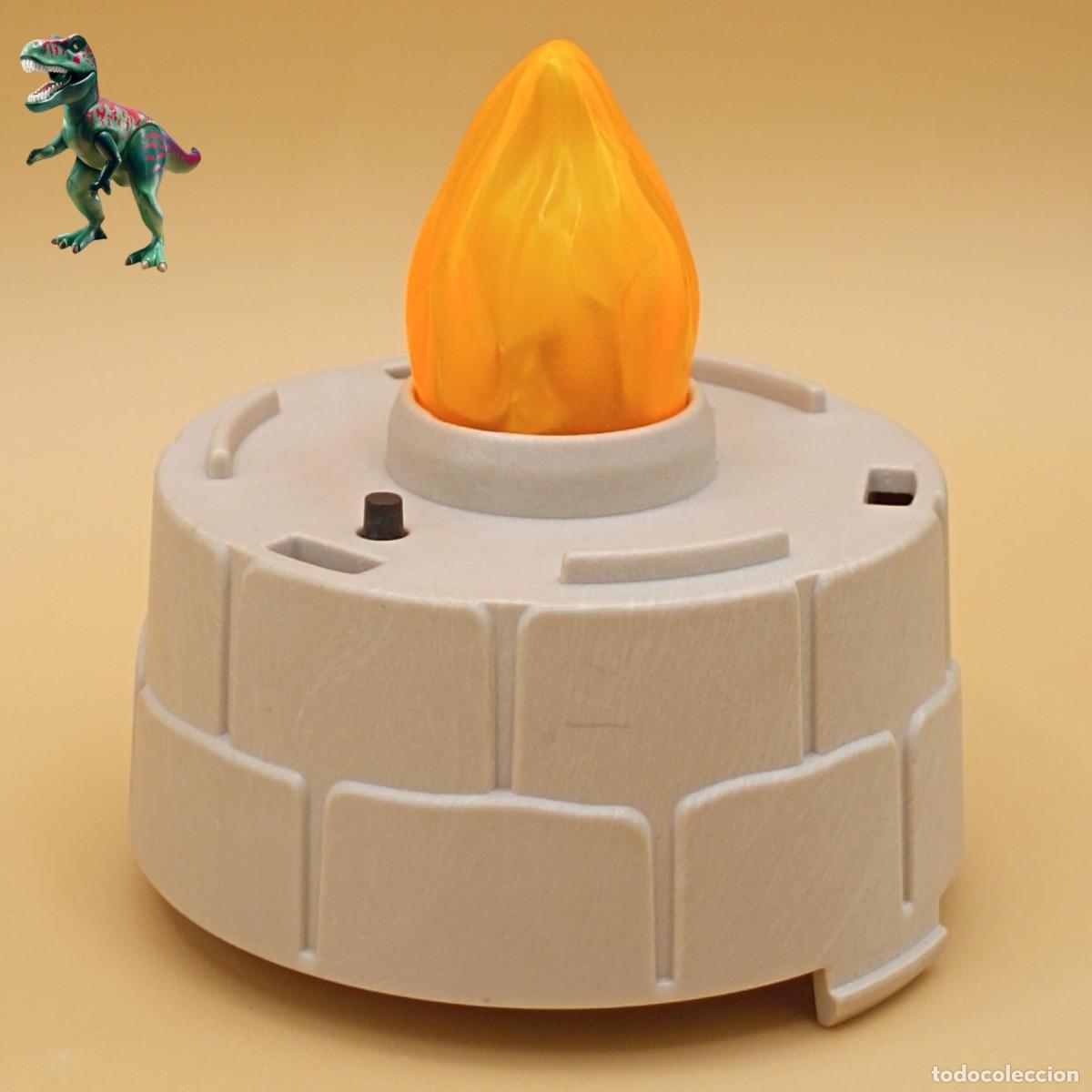 Playmobil: Playmobil luz de faro llama fuego torre de vigilancia conquistadores espa&ntilde;oles 6680 9522