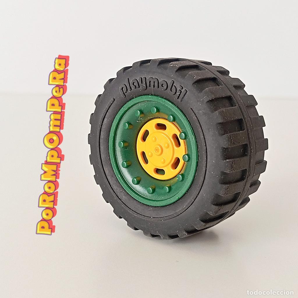 Playmobil: PLAYMOBIL neum&aacute;tico + enganche + tapacubos amarillo veh&iacute;culo 70278 cami&oacute;n de aventura WILD LIFE F5