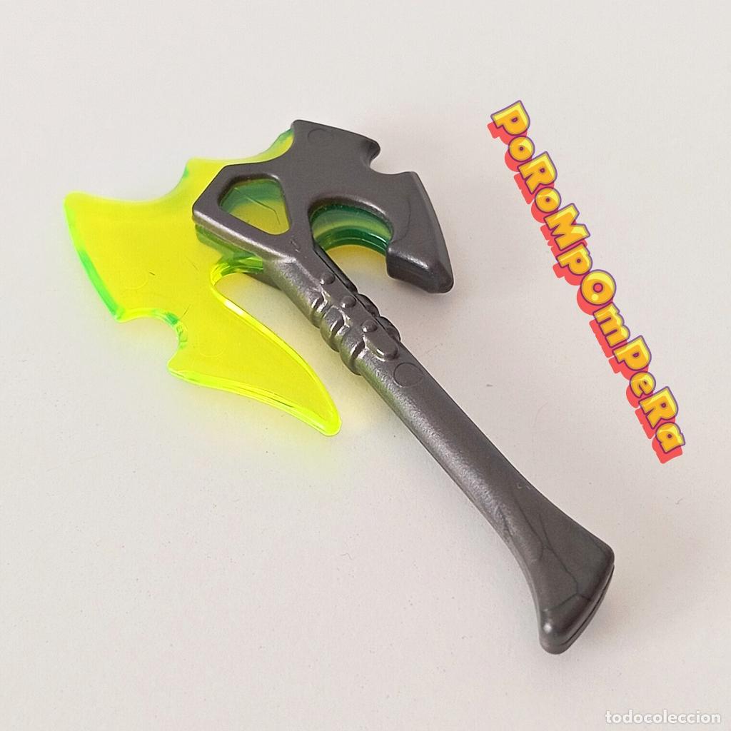 Playmobil: PLAYMOBIL hacha oscura hoja ne&oacute;n caballero medieval 6002 similar 4937 5358 6004 70159 arma F5