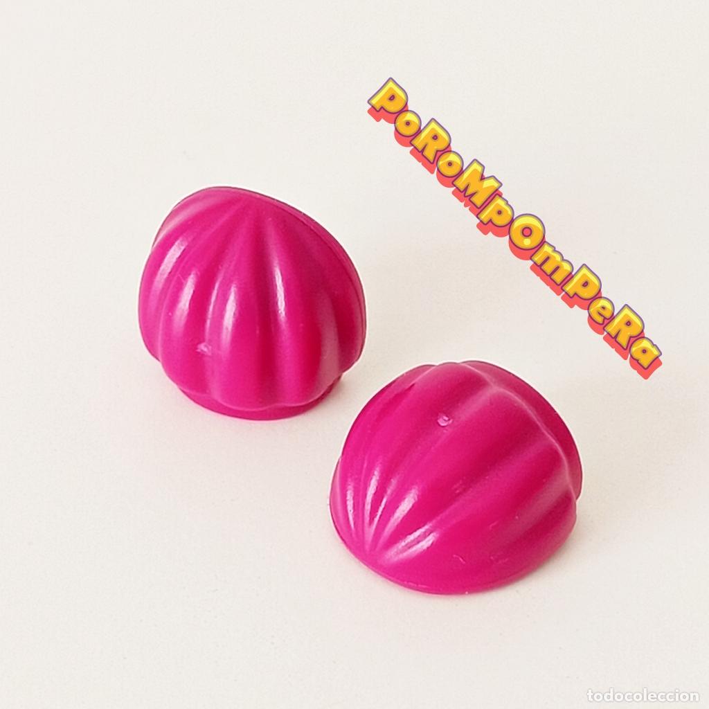 Playmobil: PLAYMOBIL pareja hombrera magenta vestido mujer medieval F8