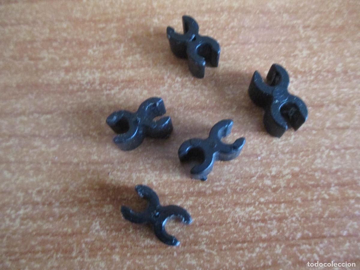 Playmobil: PLAYMOBIL : 1 LOTE DE 5 CONEXIONES DOBLES PARA EMPALIZADAS Y PIEZAS DE FUERTES