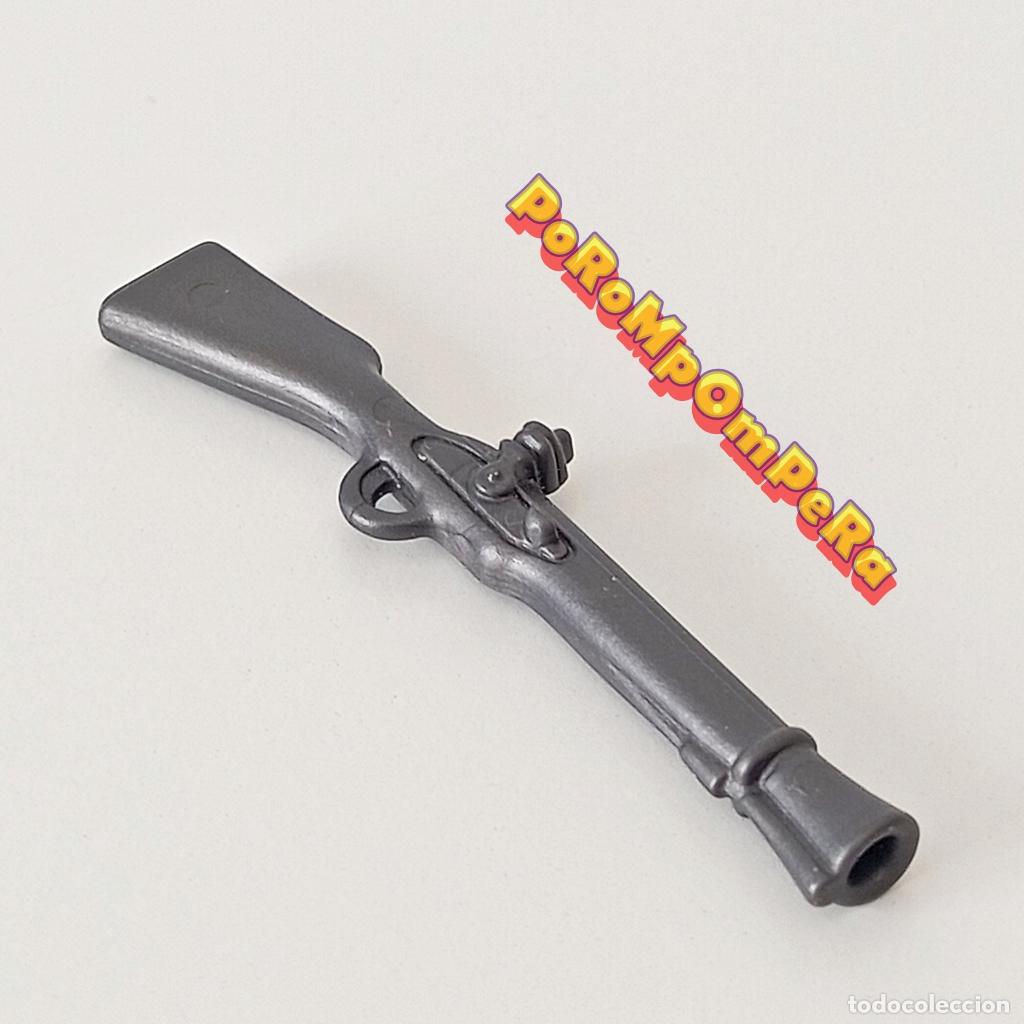 Playmobil: PLAYMOBIL mosquete pirata oscuro metalizado trabuco rifle escopeta arma soldado F4