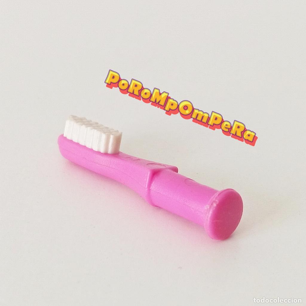 Playmobil: PLAYMOBIL cepillo de dientes rosa limpieza dental cuarto de ba&ntilde;o accesorio dentista F4