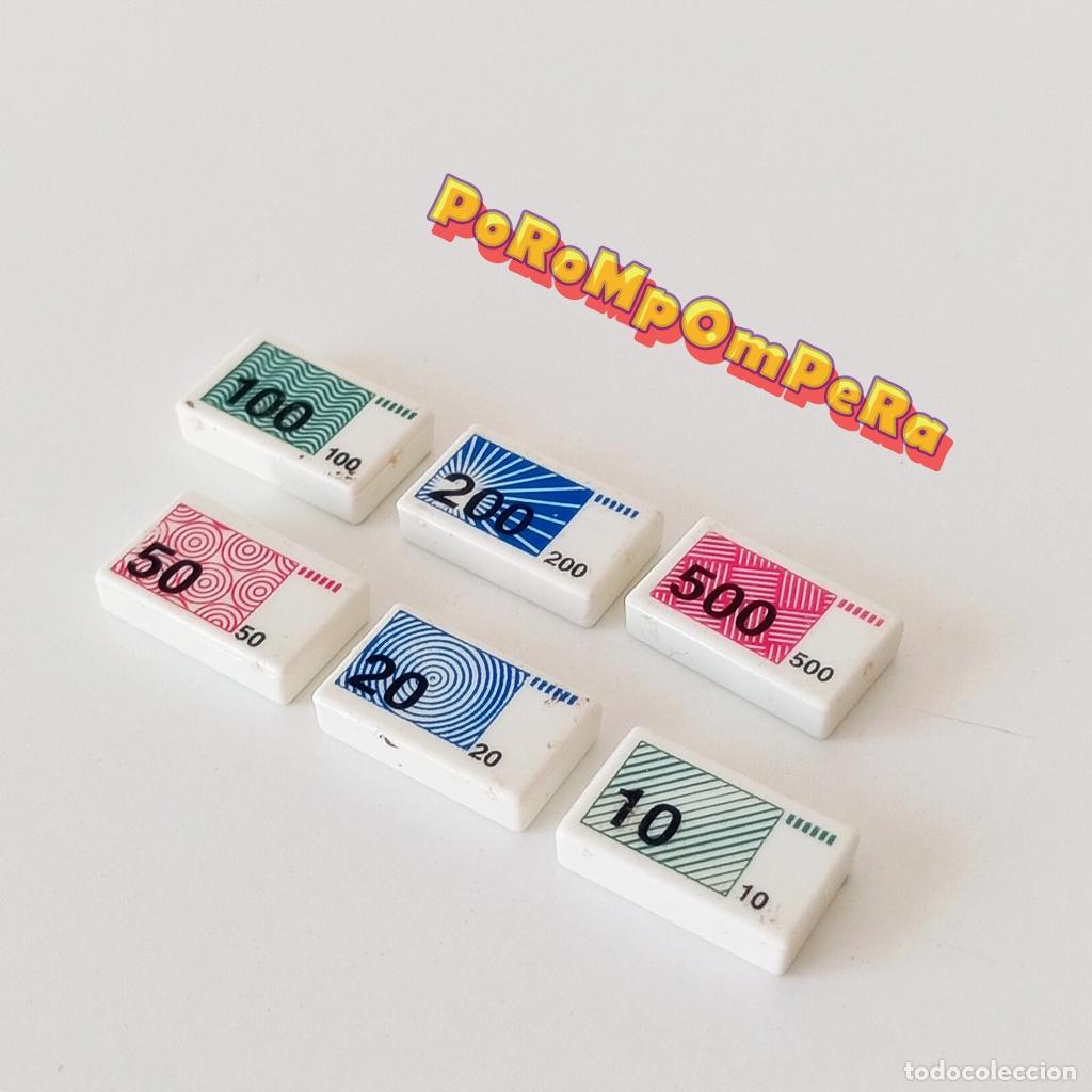 Playmobil: PLAYMOBIL lote 6 billetes diferentes dinero banco fajo 10 20 50 100 200 500 poker tienda F4