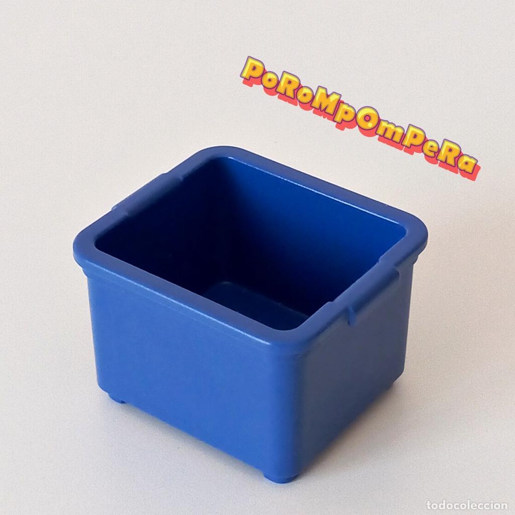 Playmobil: PLAYMOBIL caj&oacute;n azul apilable 3217 4178 484X 5027 5223 5337 5470 5606 caja almacenaje F4