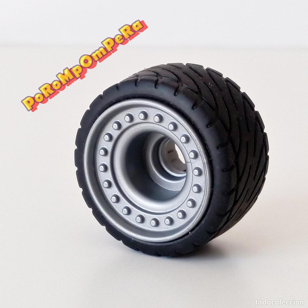 Playmobil: PLAYMOBIL neum&aacute;tico aprox 34X14mm rueda llanta veh&iacute;culo coche cami&oacute;n F4