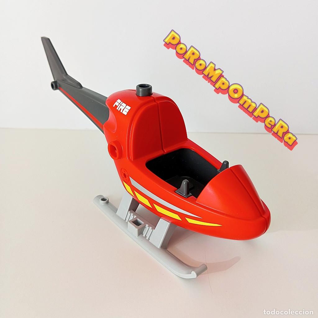 Playmobil: PLAYMOBIL helic&oacute;ptero de bomberos 71195 similar 5842 70492 CG4