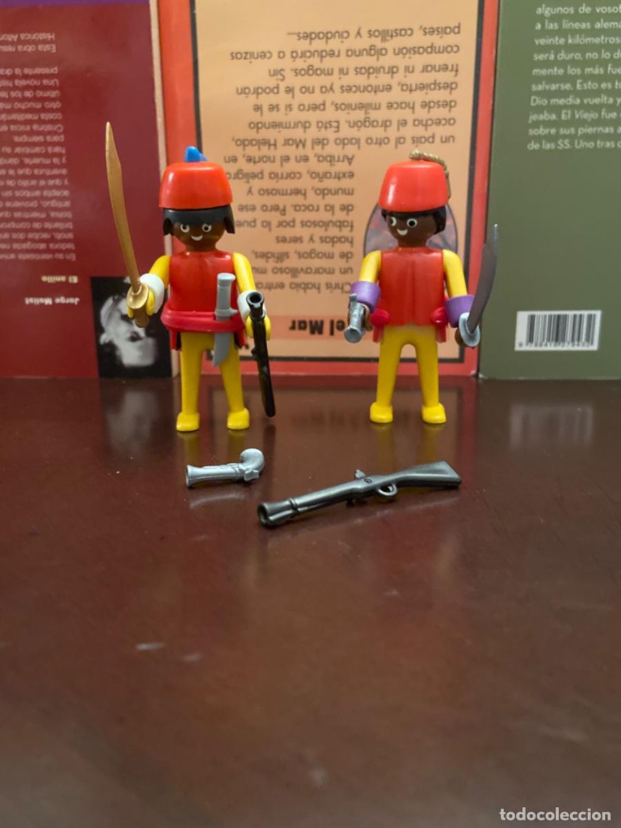 Playmobil: 2 guerreros beduinos o &aacute;rabes, Playmobil