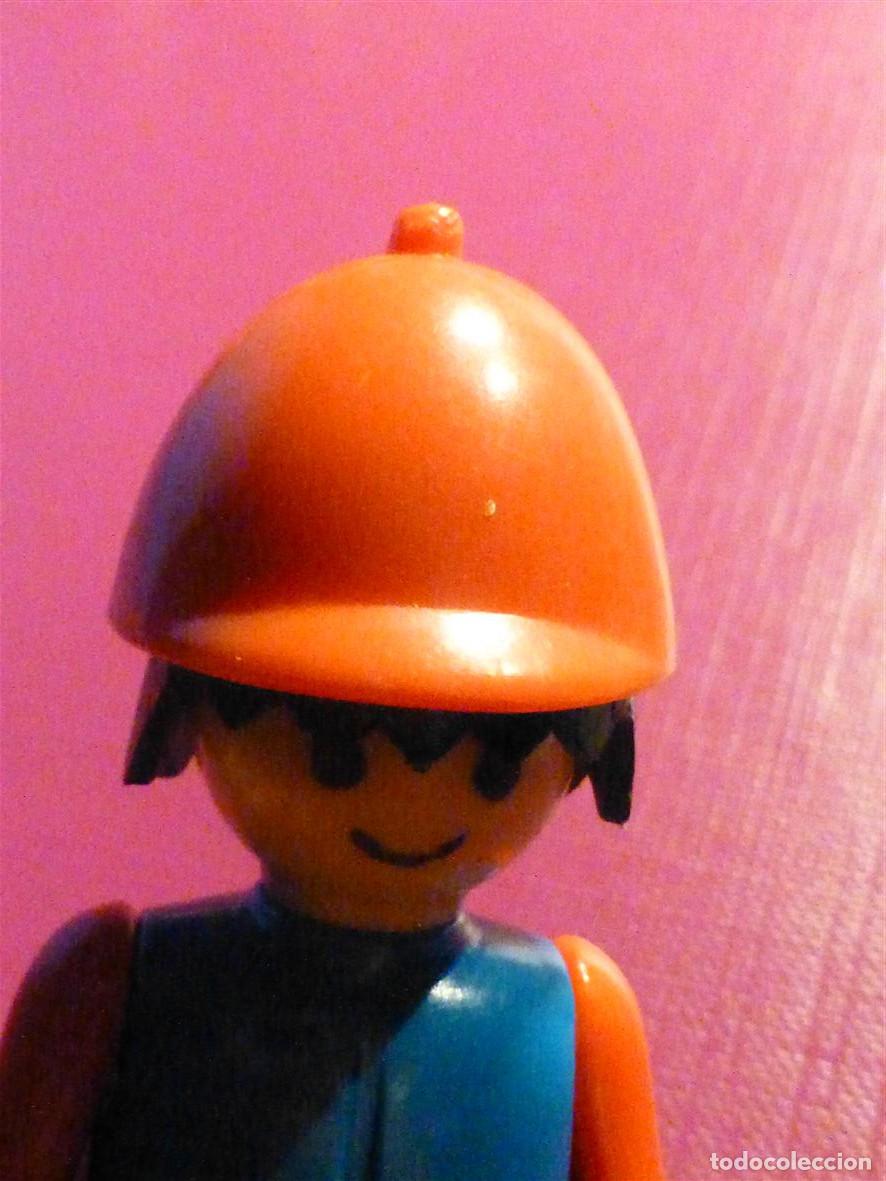 Playmobil: Playmobil - Gorro, Gorra - Sombrero - Jockey - H&iacute;pica - Color Naranja Oscuro - Playmobil