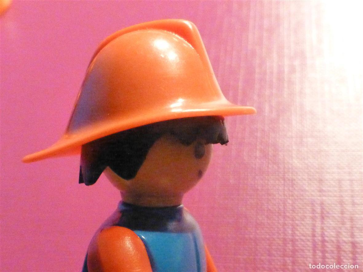 Playmobil: Playmobil - Gorro, Gorra - Sombrero Pescador - Color Naranja Oscuro - Marinero, Barco, Playmobil