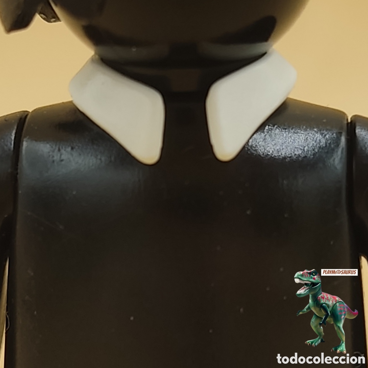 Playmobil: Playmobil cuello blanco antiguo pirata soldado camara trabajador collar estrecho 3053 3146 3224 3286