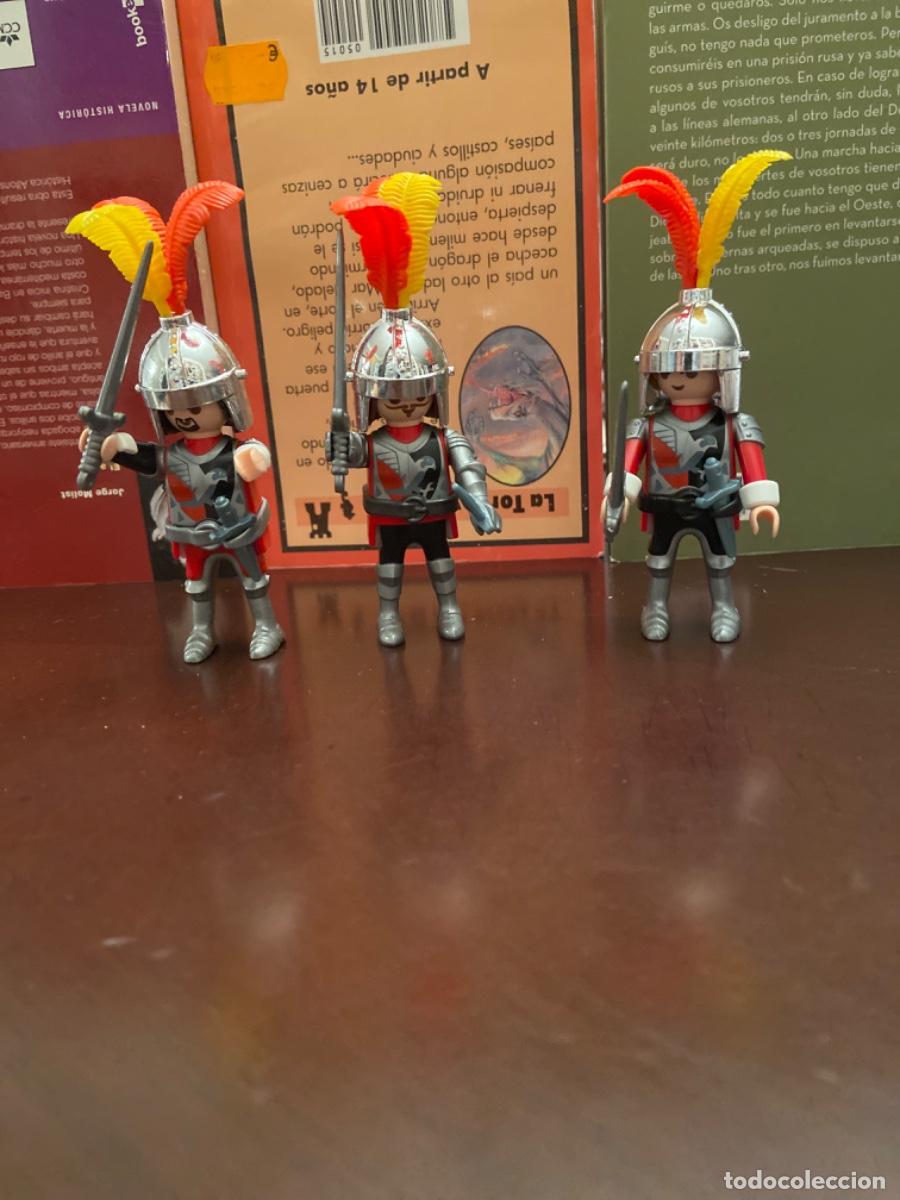 Playmobil: 3 guerreros aguila halcon
