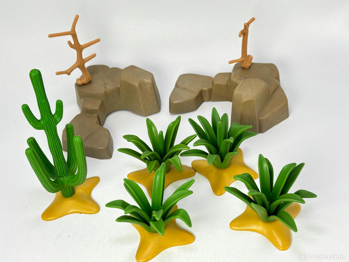 Playmobil: Playmobil lote seto &aacute;rbol roca base