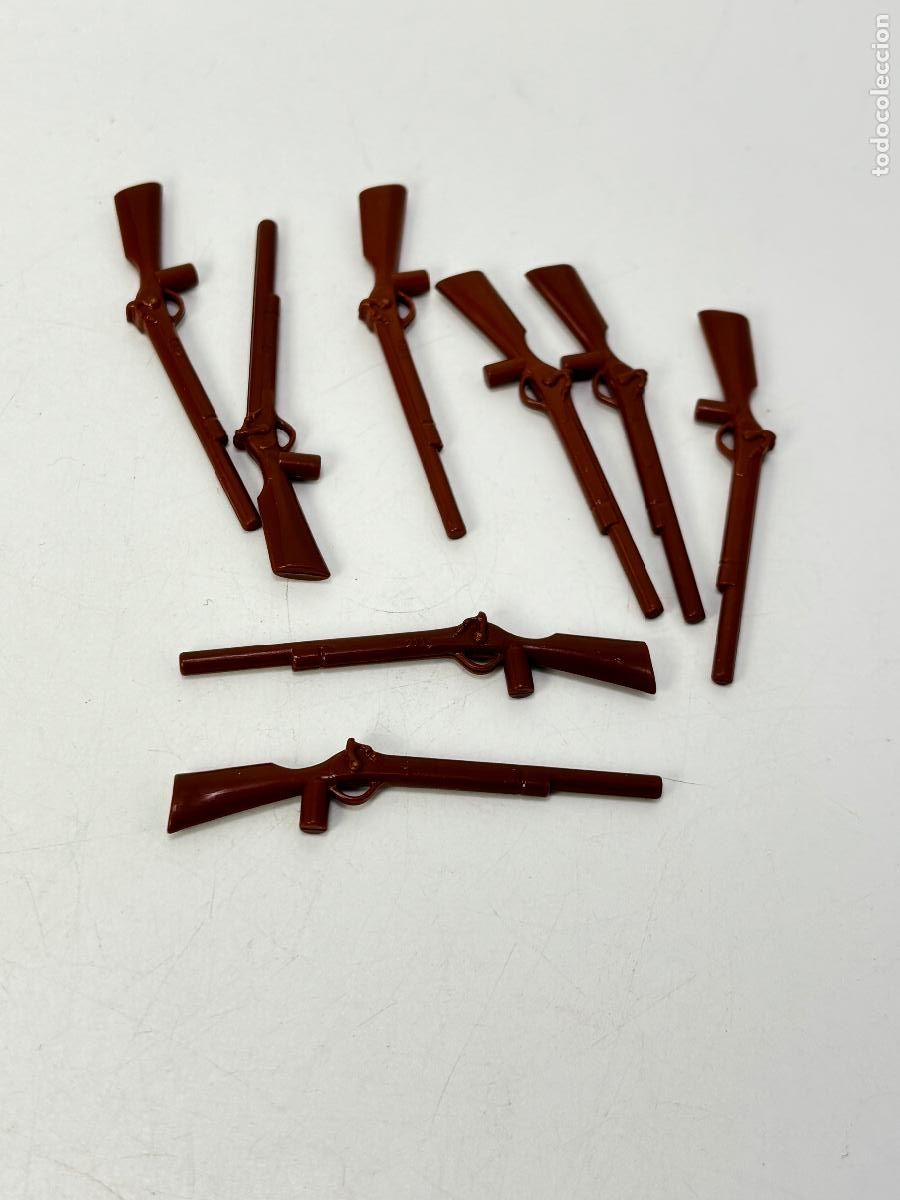 Playmobil: Playmobil lote rifle escopeta vaquero soldado