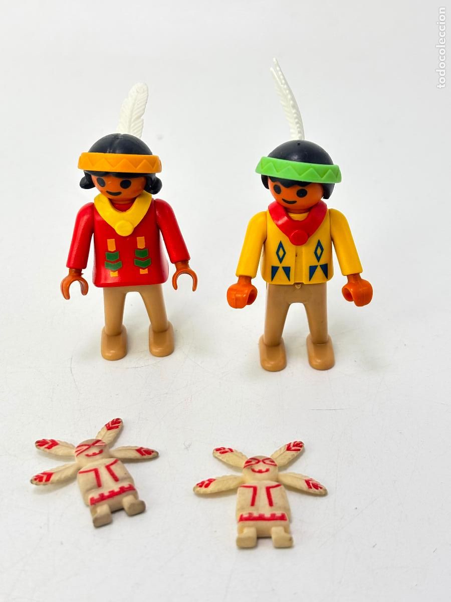 Playmobil: Playmobil lote figura ni&ntilde;o ni&ntilde;a indio