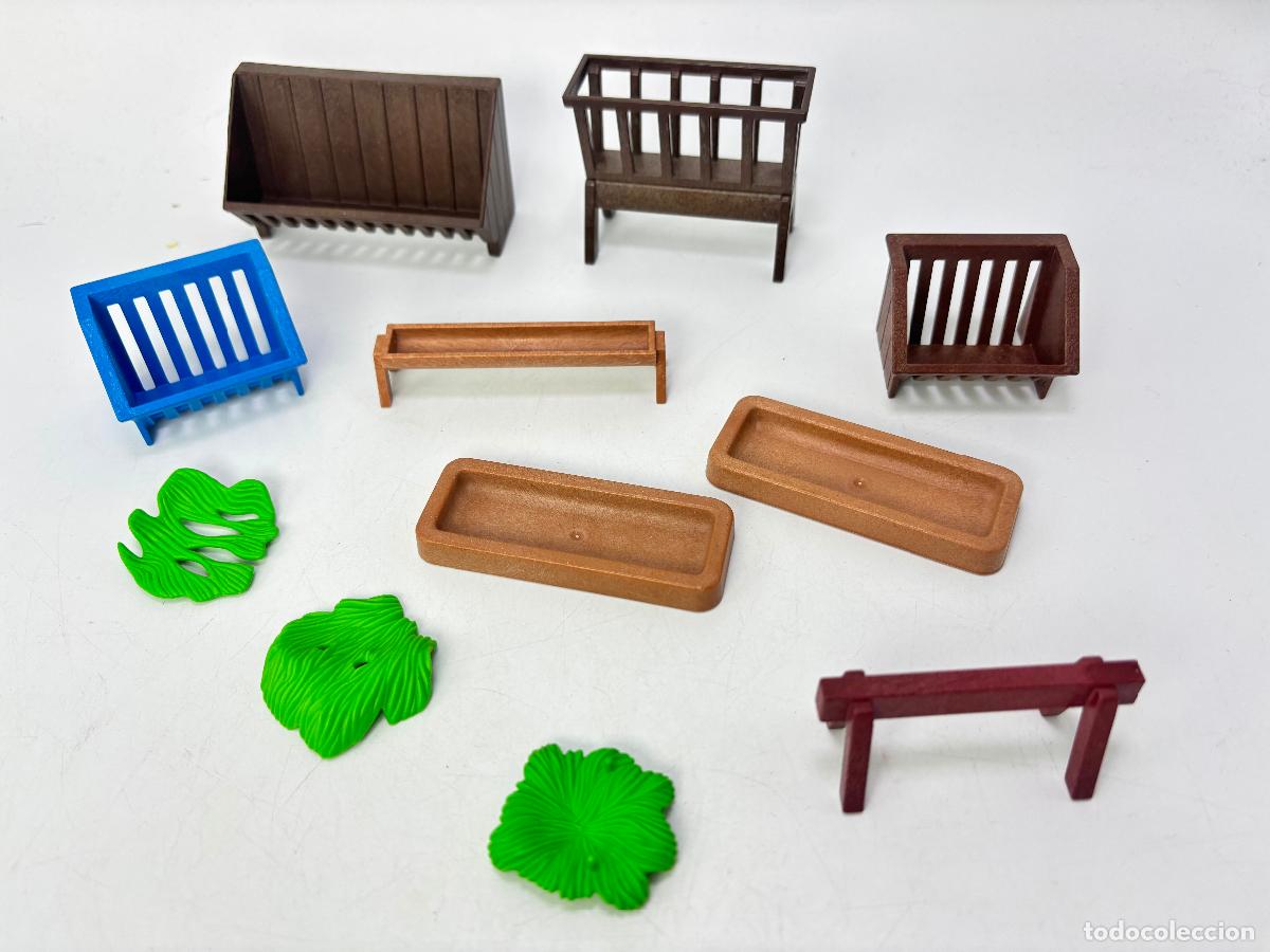 Playmobil: Playmobil lote comedero abrevadero y paja