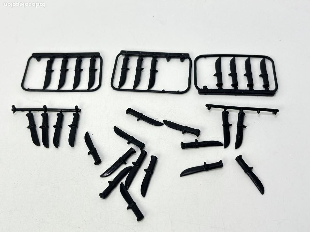 Playmobil: Playmobil lote cuchillos negros