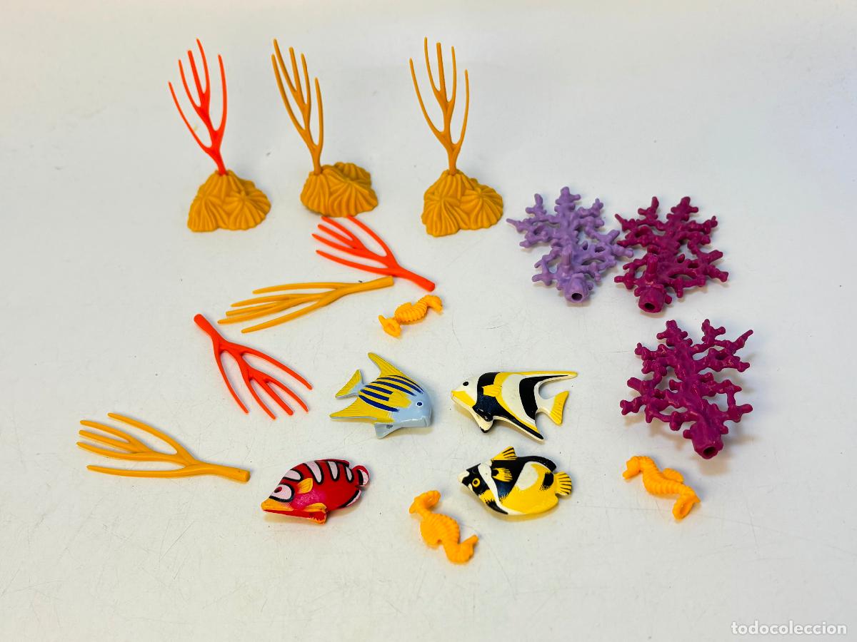 Playmobil: Playmobil lote planta con corales y peces mundo submarino