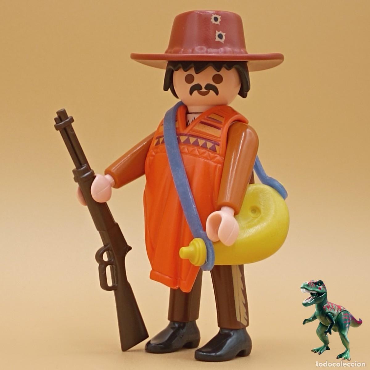 Playmobil: Playmobil figura forajido mexicano pistolero bandido vaquero cowboy criminal mejicano oeste western