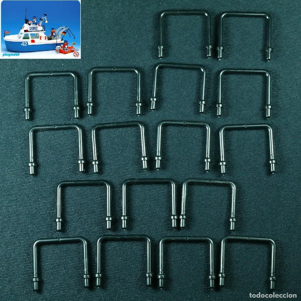 Playmobil: Playmobil barras negras barco patrullero 3539 ☼ domingo