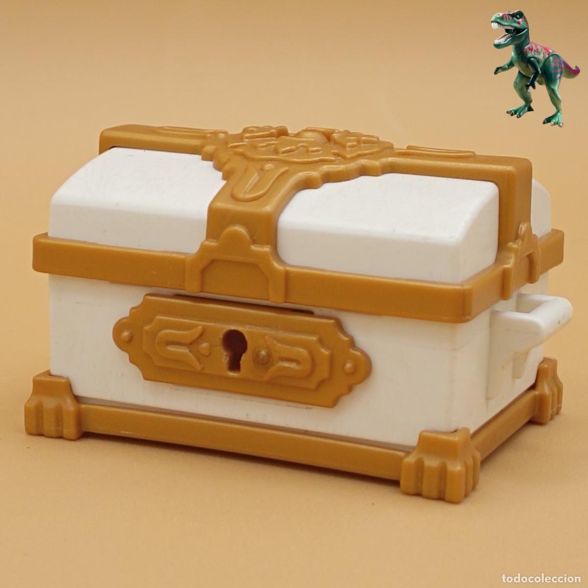 Playmobil: Playmobil cofre blanco baul isla del tesoro pirata medieval 3020 3098 3285 3938 4249 4874 4899