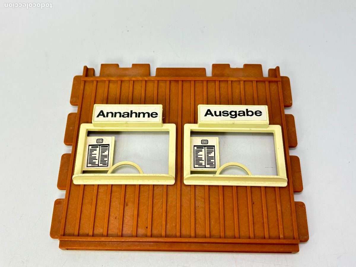 Playmobil: Playmobil 4300 4305 pared taquillas estaci&oacute;n tren
