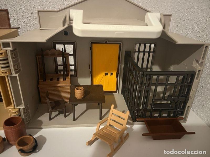 Playmobil: Playmobil lote del Oeste: dos edificios, caballos, vaqueros e indios - Foto 8