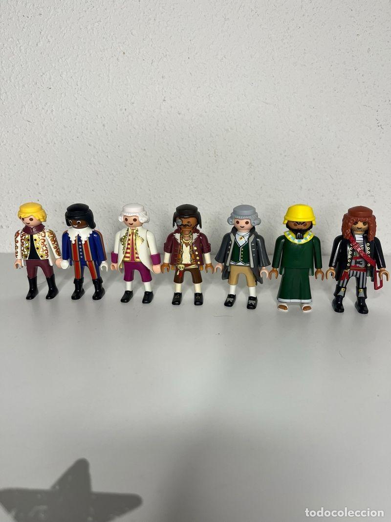 Playmobil: Playmobil 7 figuras de piratas e hist&oacute;ricos del siglo XVIII