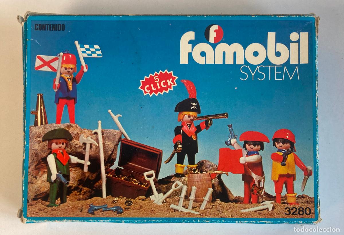 Playmobil: FAMOBIL 3280 PIRATAS, CAJA MUY COMPLETA, VER FOTOS.