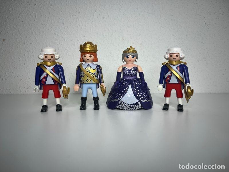 Playmobil: Playmobil nobles y realeza: rey, reina y 2 oficiales con peluca