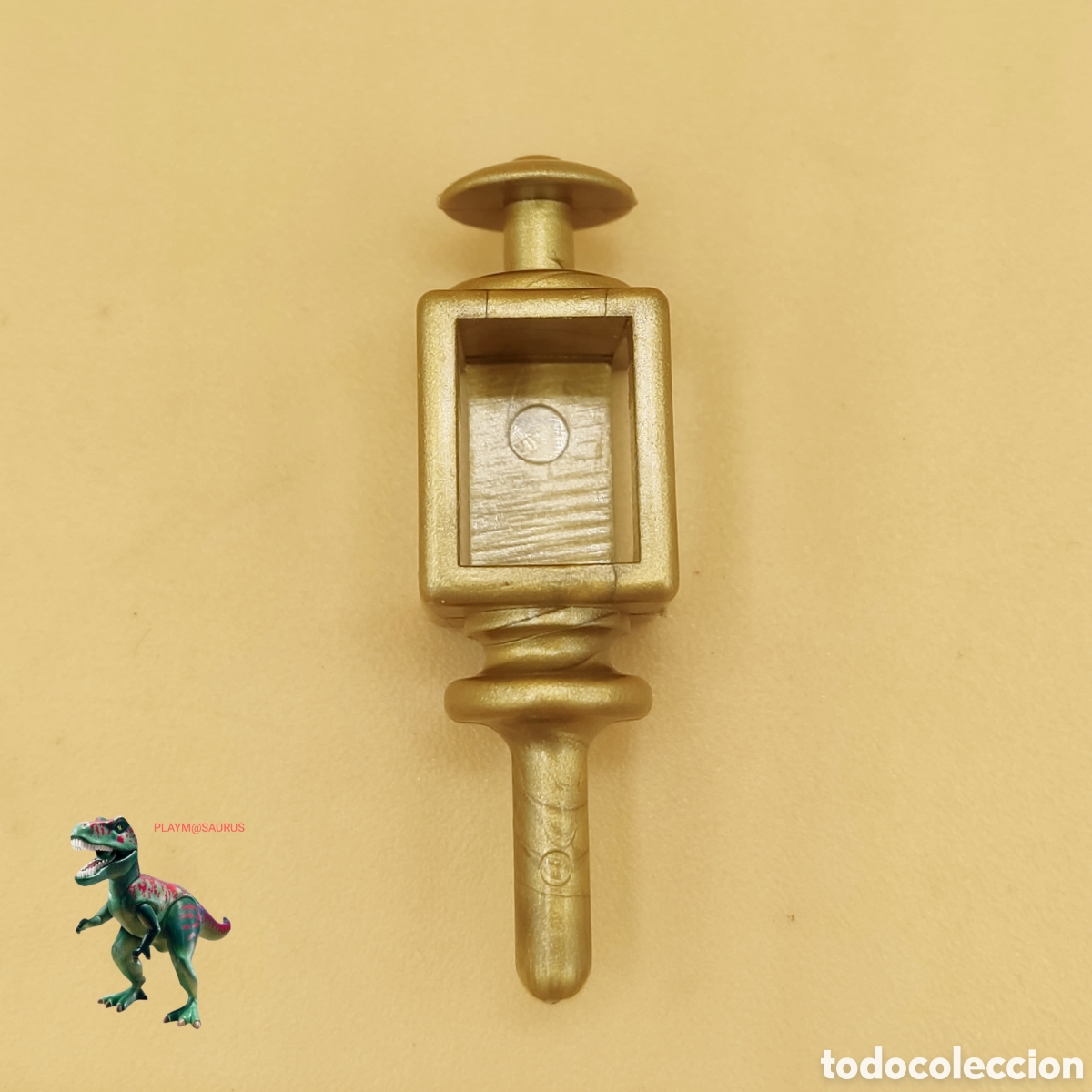 Playmobil: PLAYMOBIL 3750 3053 farol color dorado oro viejo candil barco pirata antiguo lampara galeon