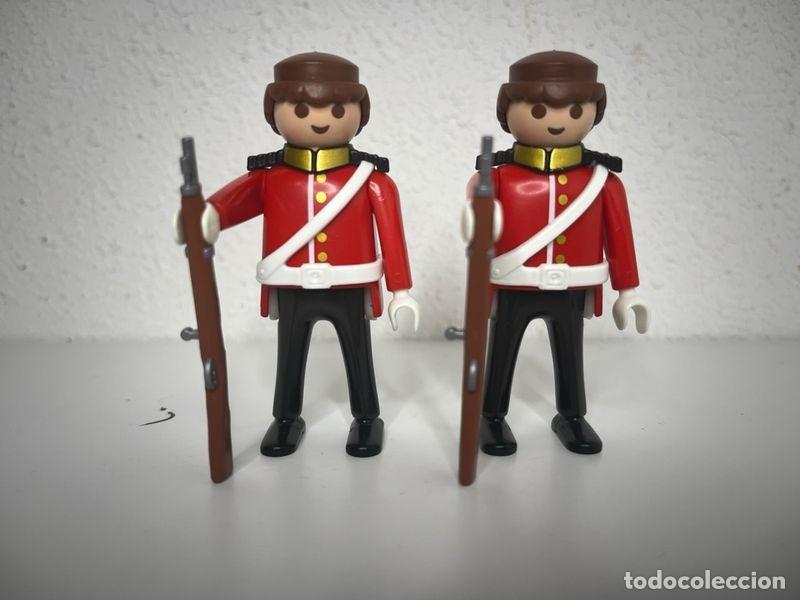 Playmobil: Playmobil 2 soldados de la guardia real inglesa con rifle