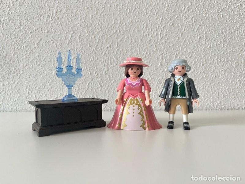 Playmobil: Playmobil pareja victoriana noble con candelabro