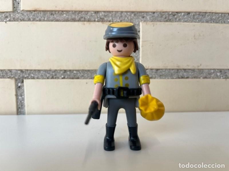 Playmobil: Playmobil soldado del Oeste custom pintado a mano con rev&oacute;lver