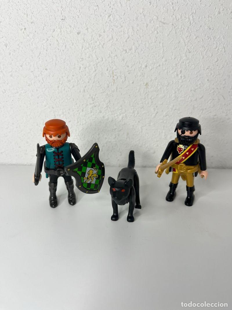 Playmobil: Playmobil 2 soldados medievales y lobo