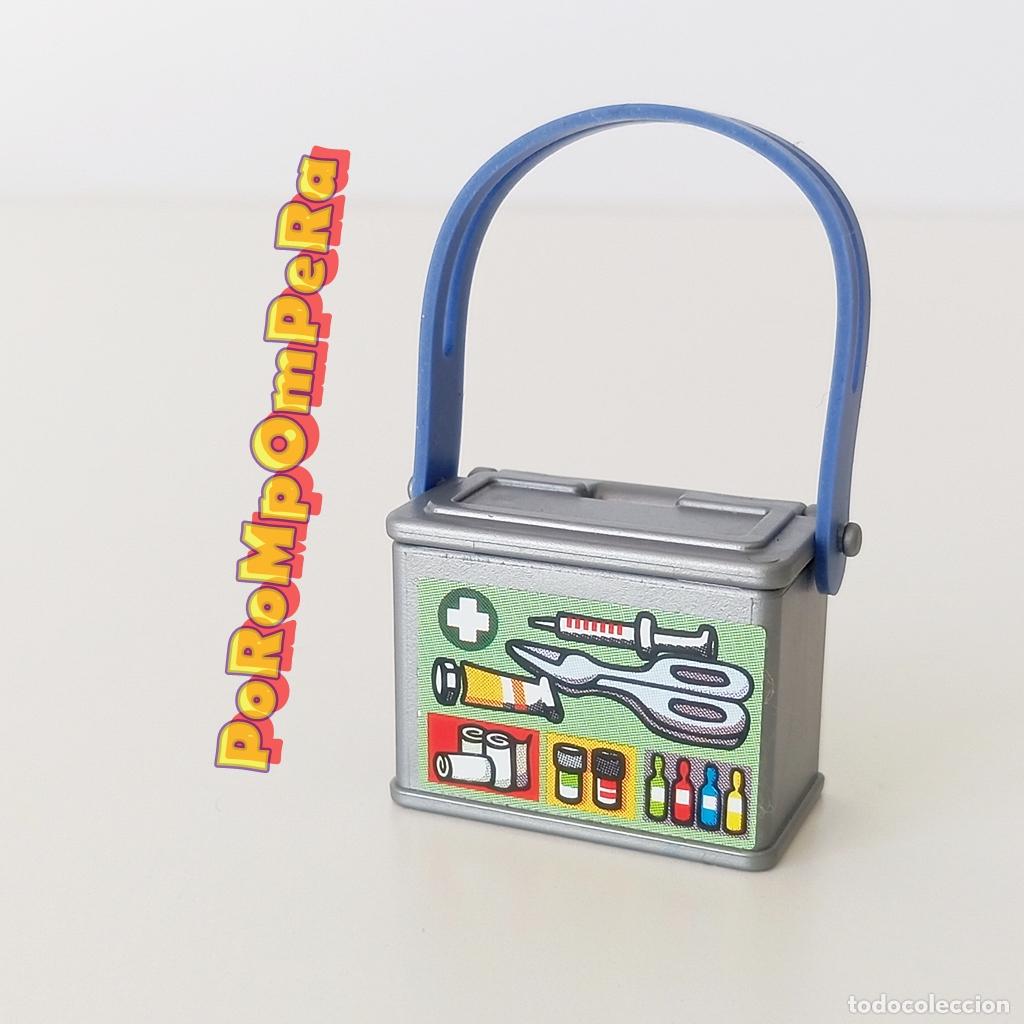 Playmobil: PLAYMOBIL caja plateada + tapa y correa 4207 similar 3222 4162 5230 5236 5438 5748 6268 T3