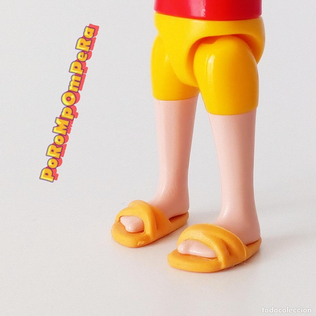 Playmobil: PLAYMOBIL pareja sandalia adulto goma amarill-mostaza chancla playa piscina par T3