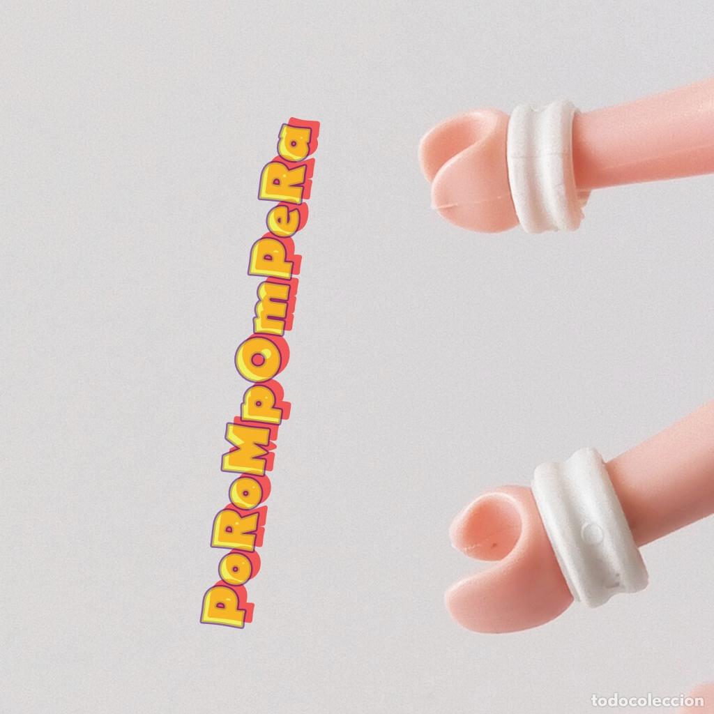 Playmobil: PLAYMOBIL pareja pulsera blanca mu&ntilde;eca mu&ntilde;equera pu&ntilde;o CUSTOM/COMPLETAR T3