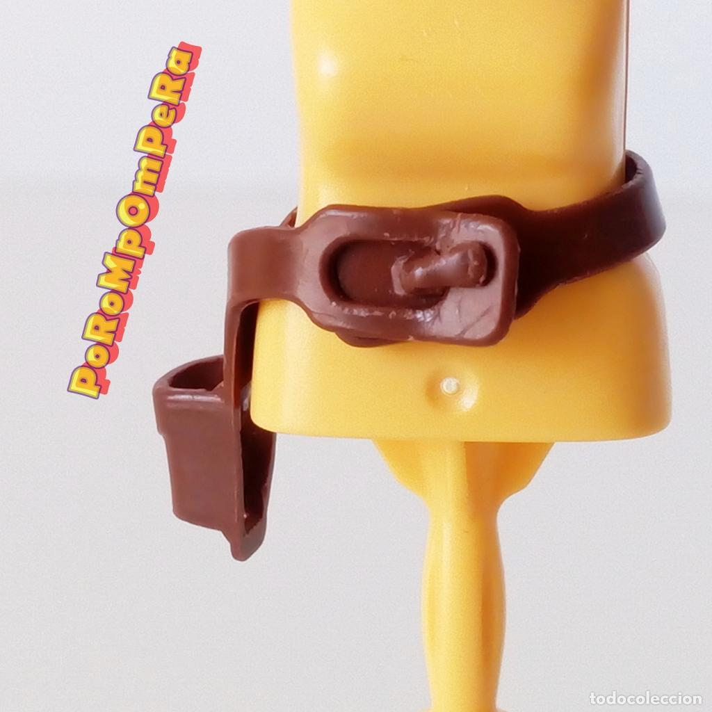 Playmobil: PLAYMOBIL cintur&oacute;n marr&oacute;n oeste &eacute;poca cartuchera sheriff vaquero - DIFERENTES SETS T3