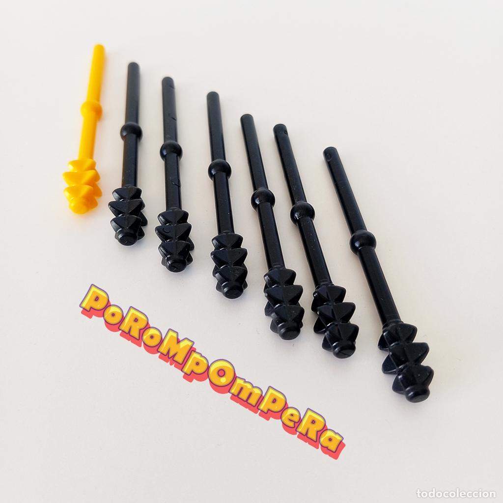 Playmobil: PLAYMOBIL lote x7 proyectil pinchos maza ca&ntilde;&oacute;n medieval munici&oacute;n proyectiles arma LNZ