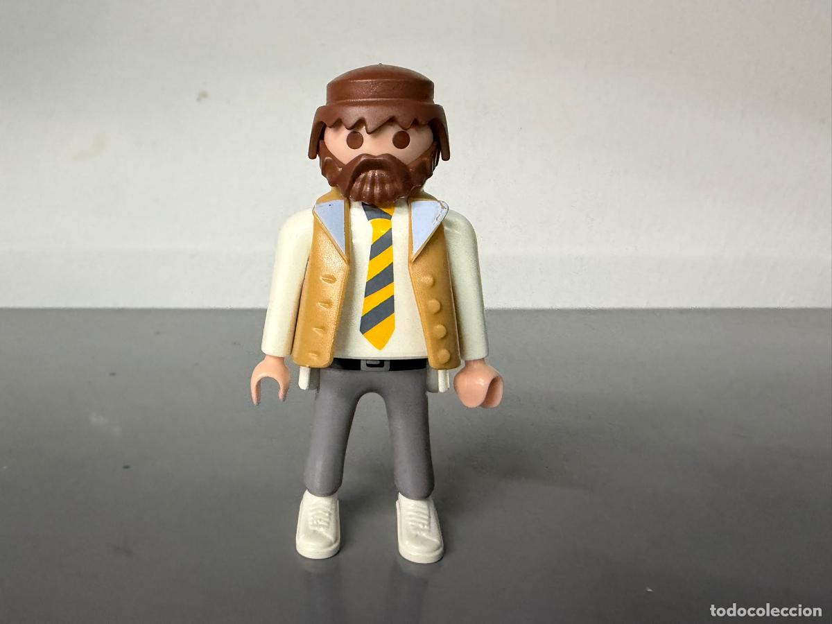 Playmobil: PLAYMOBIL figura hombre ciudad chaleco y corbata, comercial de los buenos -mix21
