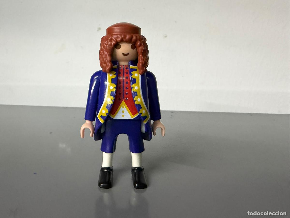 Playmobil: PLAYMOBIL figura ingles con chaleco y pelo noble -ingle1
