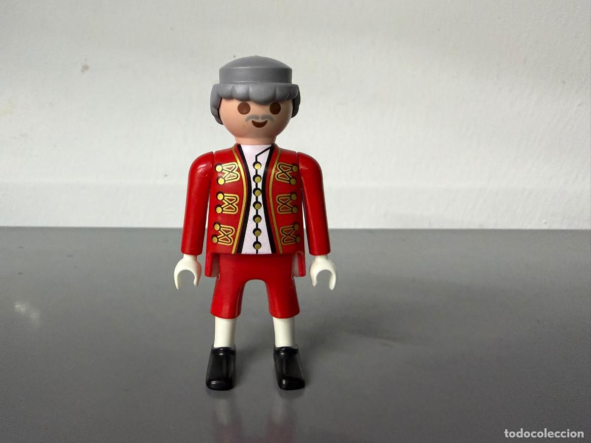 Playmobil: PLAYMOBIL figura ingles pelo gris bigote -ingle1