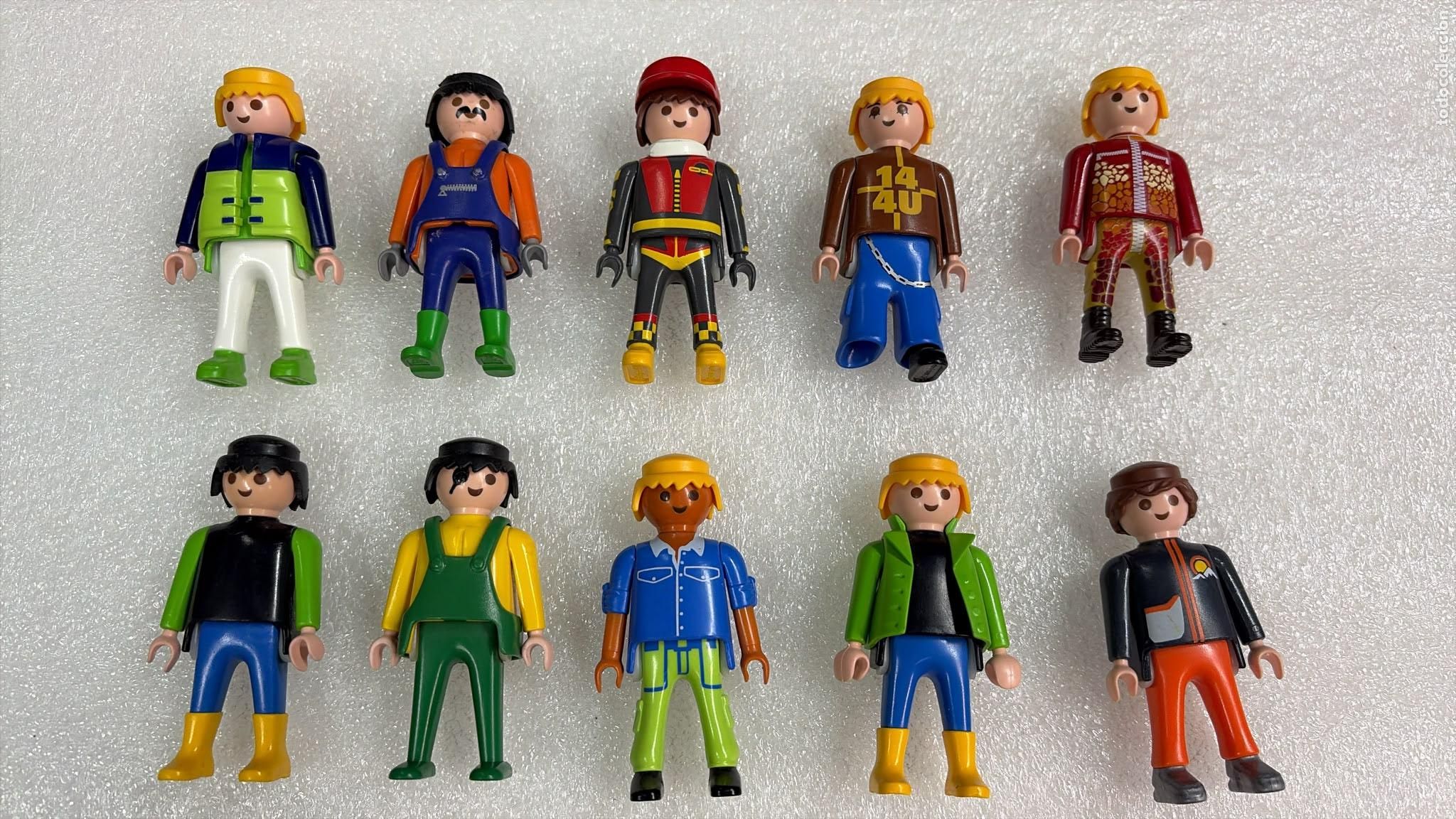 Playmobil: PLAYMOBIL lote 10 figuras hombre ciudad- mg