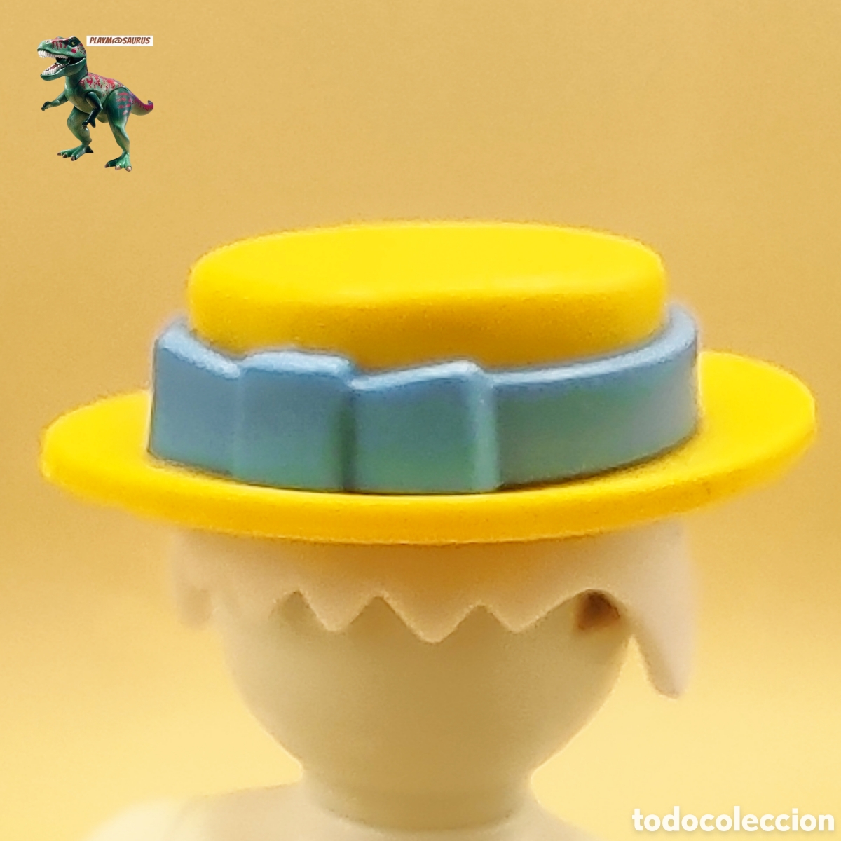 Playmobil: Playmobil sombrero amarillo con lazo azul 5400 3726 repartidor flores victoriano circo marinero