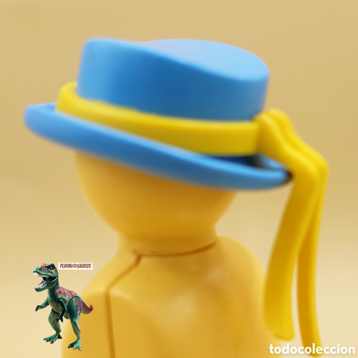Playmobil: Playmobil sombrero azul con lazo amarillo caballero victoriano 5600 5955 cochero carruaje calesa