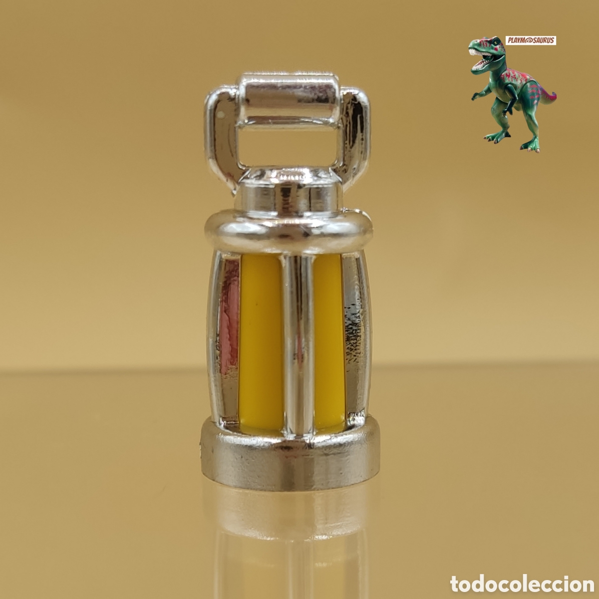 Playmobil: Playmobil farol cromado PERFECTO candil luz lampara 3409 3410 3411 3412 3445 3550 3570 3740 3750