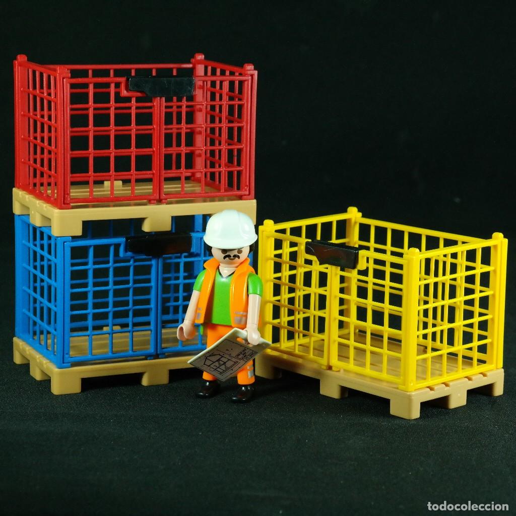 Playmobil: Playmobil pallets con jaulas ☼ dom