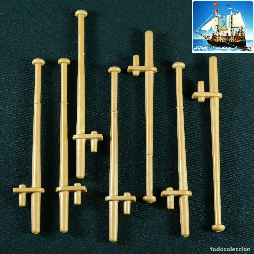 Playmobil: Playmobil 7 mastiles de punta corto barco pirata 3550 3750 ☼ dom