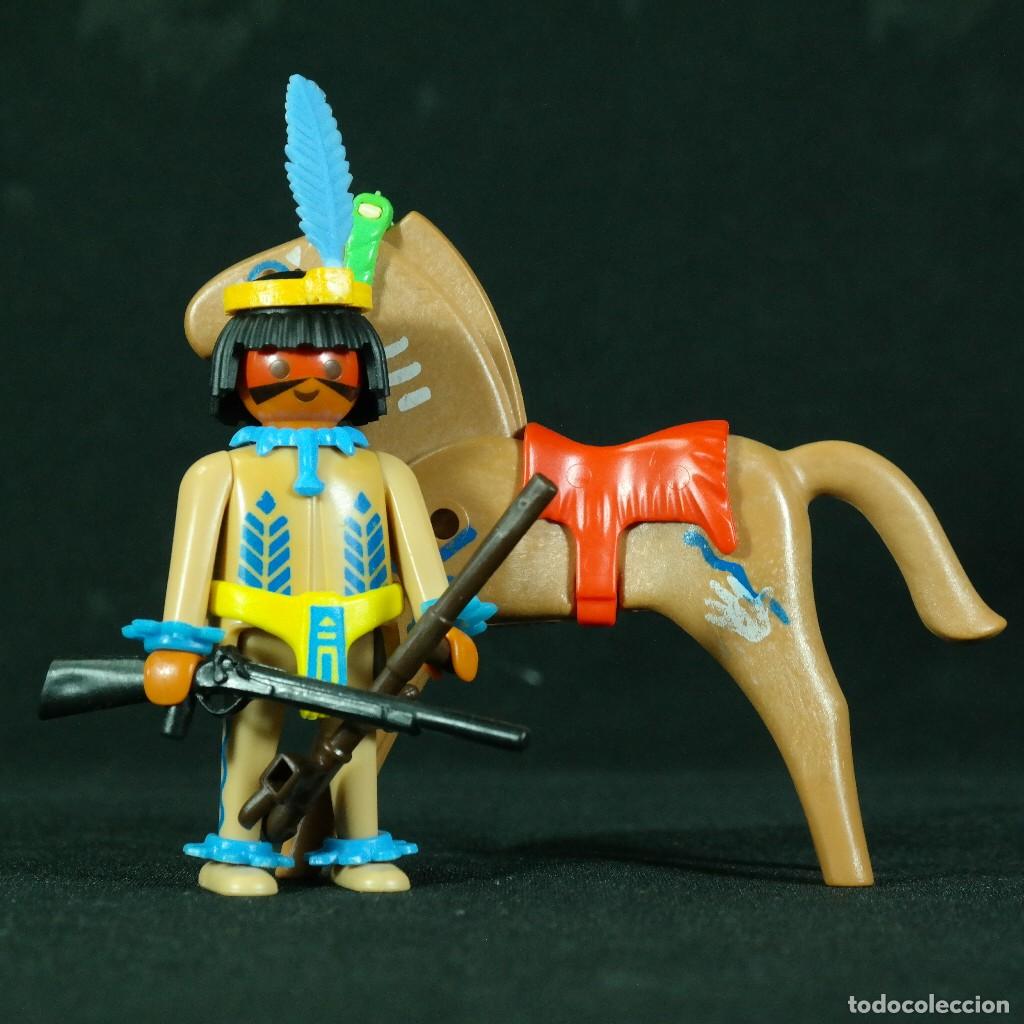 Playmobil: Playmobil indio con caballo ☼